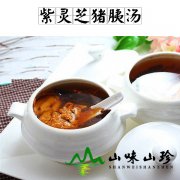 紫灵芝猪胰汤