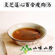 灵芝莲心百合瘦肉汤
