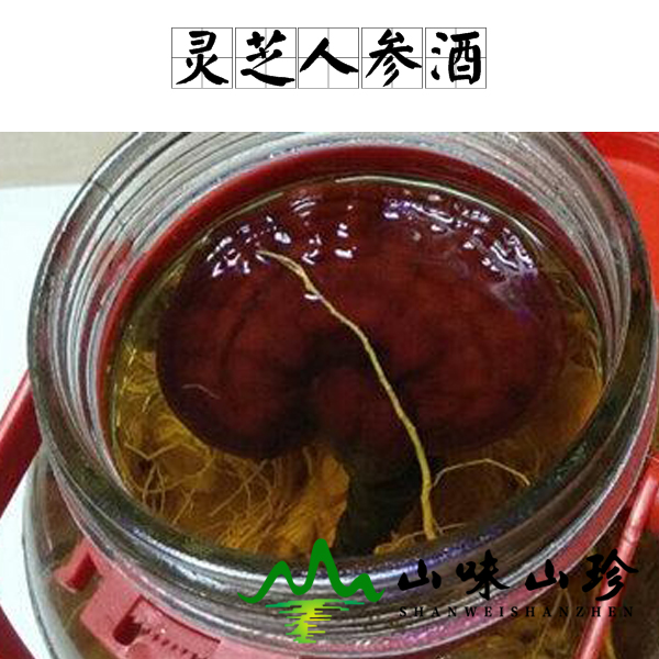 灵芝人参酒的做法